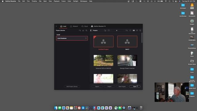 How to use an External SSD with Davinci Resolve 18 on MacOS Monterey смотреть онлайн