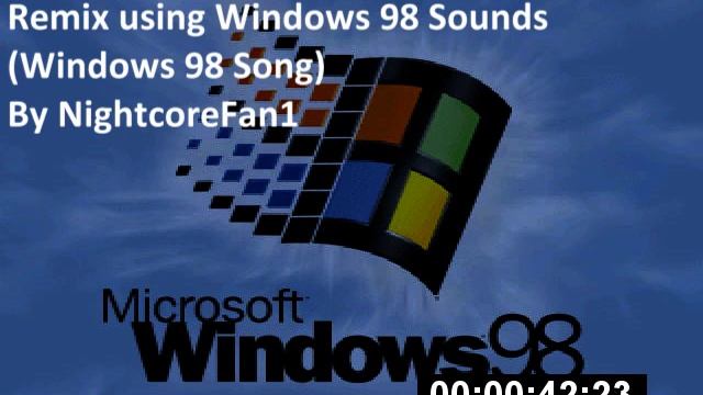 Remix using Windows 98 Sounds (Windows 98 Song) смотреть онлайн
