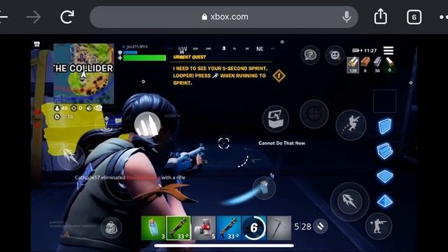 TEST Fortnite IOS - IPhone 11 - XboxCloud Gaming