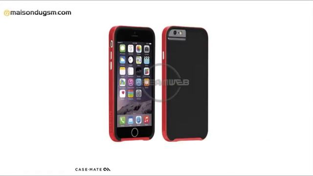 Coque Apple iPhone 6 Case-Mate Slim Tough Rouge смотреть онлайн