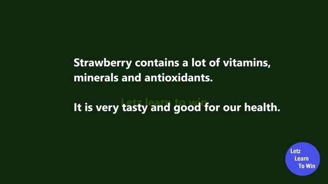 My favourite fruit Strawberry | 10 lines on my favourite fruit | Favourite fruit Essay in english смотреть онлайн