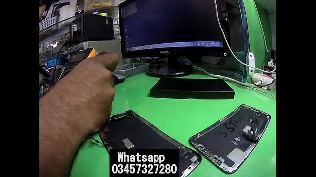 Iphone X truetone fixed after panel replacement at iMaster Iphone Repair Lab using JC V1S. смотреть онлайн