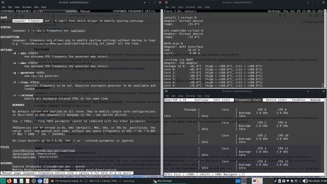 OpenFoam Temperature and Power Management (Manjaro) смотреть онлайн
