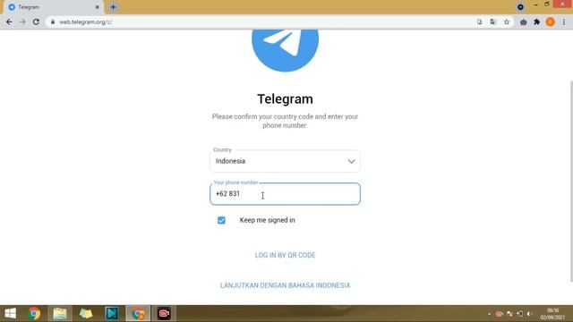 Cara Login Telegram Di Laptop (Telegram Web) смотреть онлайн