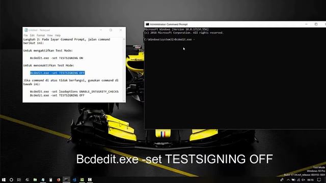 Memperbaiki Test Mode Watermark Windows 10 || Cuma 15 Detik Langsung Kelar смотреть онлайн