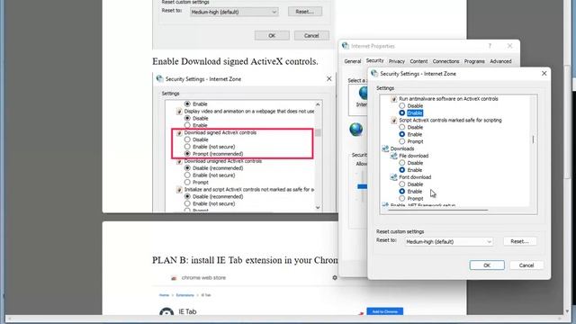 Enable ActiveX in Google Chrome on Windows смотреть онлайн