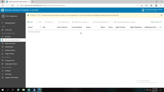 Veeam Service Provider Console Initial Configuration смотреть онлайн