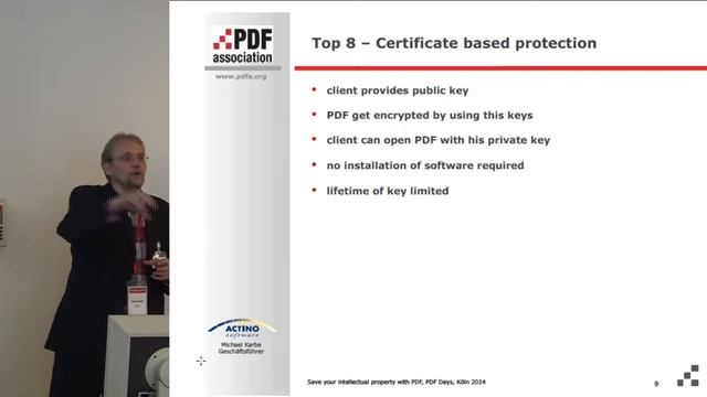 Secure your intellectual property with PDF -- Michael Karbe, Actino смотреть онлайн