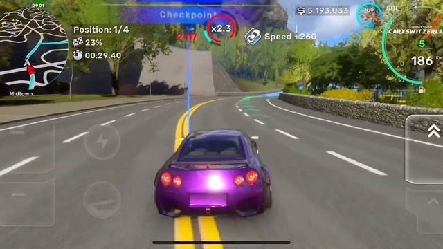 CarX Street Club Pythons #6 | Midtown Sprint #1 | 35R Aubergine 🍆 | iOS, Android gameplay смотреть онлайн