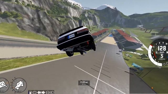 Epick High Speed Jumps Beamng Drive Tesla Car #8 смотреть онлайн