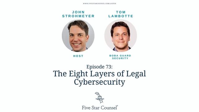 73. The Eight Layers of Legal Cybersecurity w/ Tom Lambotte смотреть онлайн