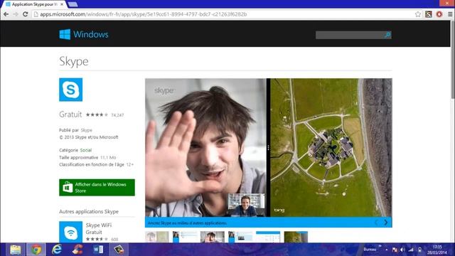 INSTALLER SKYPE SUR WINDOWS 8 GRATUITEMENT смотреть онлайн