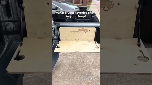 Tailgate table for #Jeep #Wrangler JL/JK! Waterproof and heavy-duty. Available in black. Buy it now смотреть онлайн