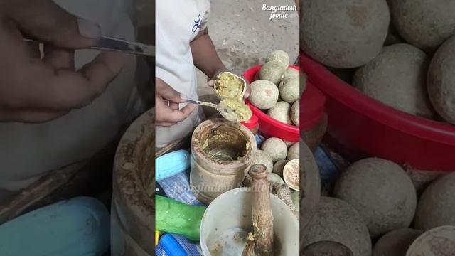 Mouth Watering Very Tasty Masala Bel Wood Apple Special | Indian Street Food смотреть онлайн