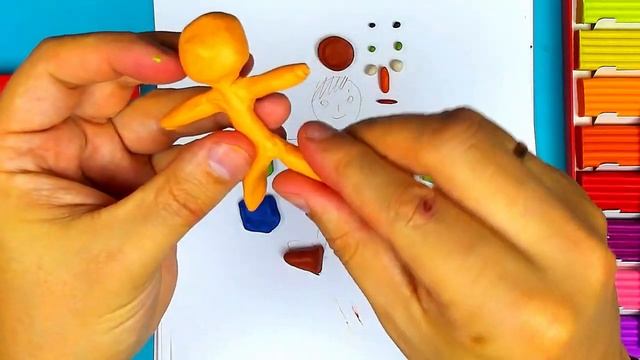 Как лепить МАЛЬЧИКА - ЛЕПКА из пластилина - видео лепка для детей смотреть онлайн