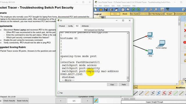 CCNA Troubleshoot Port Security смотреть онлайн
