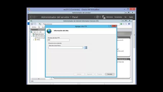 Configurar Servidor FTP en Windows Server 2012 смотреть онлайн