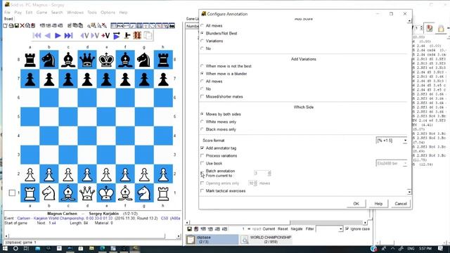 SCID vs PC #4 - How to Analyze & Annotate Multiple Games смотреть онлайн