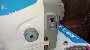 How to  solve E1 problem on jack f4 sewing machine