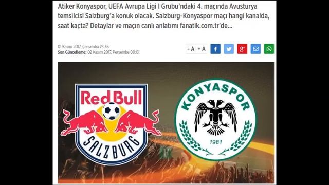#Salzburg-Konyaspor maçı hangi kanalda, saat kaçta#goller.#özet.#canlı yayın смотреть онлайн