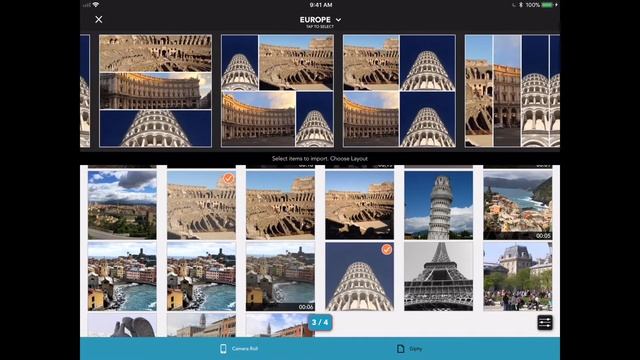 How to add collage and reorder content in slideshow using PicPlayPost Video Editor смотреть онлайн