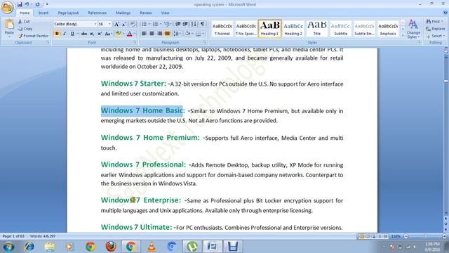 Windows 7 editions & Hardware requirements in Hindi.Part 4 смотреть онлайн