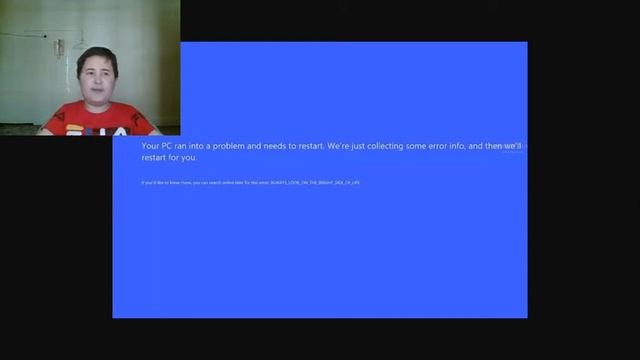 fake blue screen error смотреть онлайн