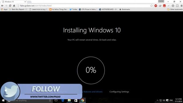 PRANK your Friends by creating FAKE UPDATE (PC) смотреть онлайн