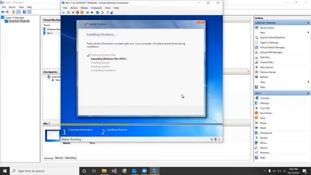 Hyper - V || Cài đặt và cấu hình máy ảo Windows 7 trên Hyper-V смотреть онлайн