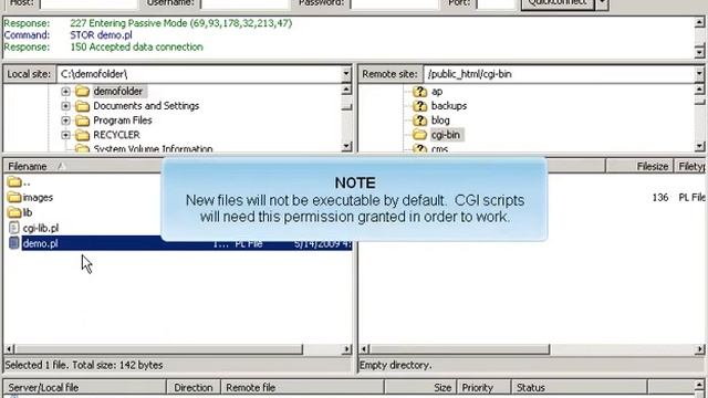 Transferring files via FileZilla FTP смотреть онлайн