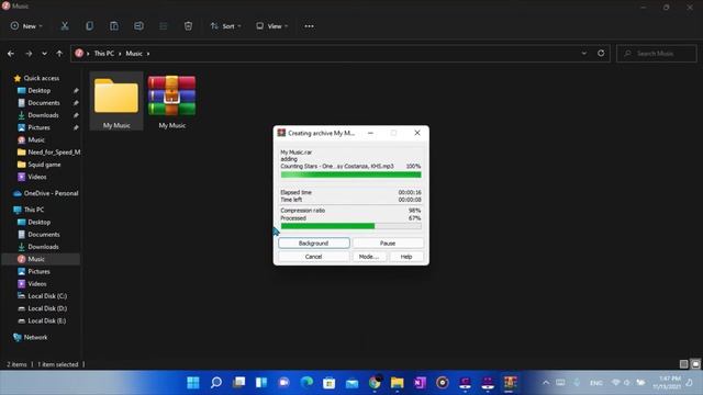 How to lock a folder In Windows 7,8,10 & 11 with password using Winrar смотреть онлайн