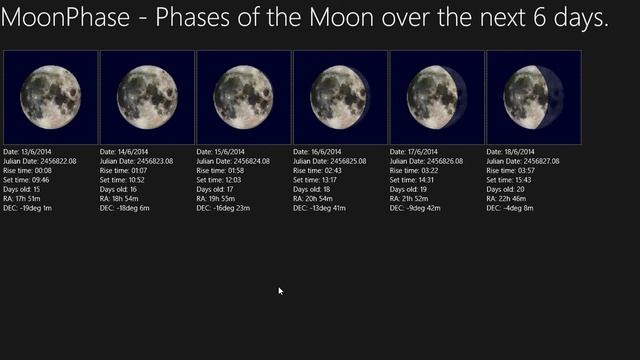 Windows 8.1 Moon phases app review смотреть онлайн