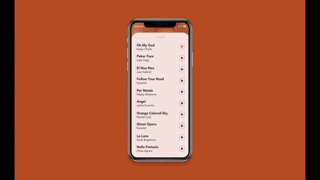 I designed a music player for iPhone X смотреть онлайн