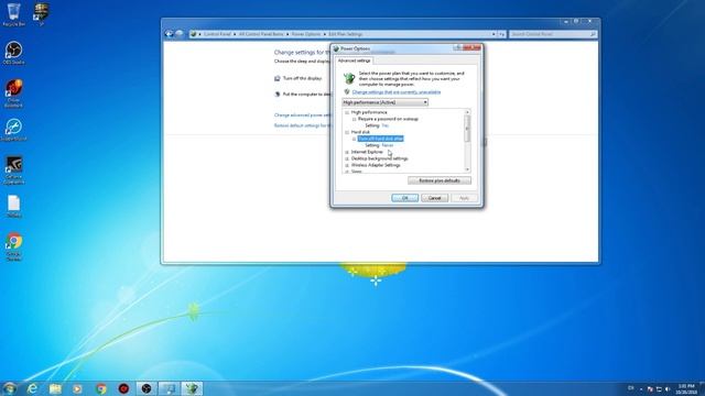 Change Power Option Win 7 смотреть онлайн