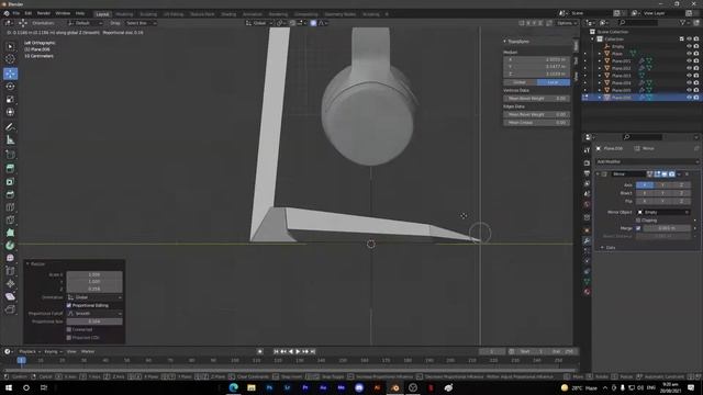3D Model Heaphone in Blender смотреть онлайн