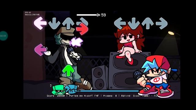 FNF Nerves remix fan chart android port apk gama baja смотреть онлайн