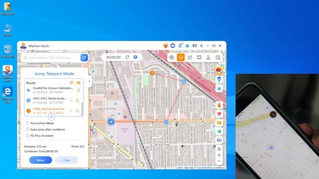 How to Change Your Phone's Location to Anywhere in 1 Click (No Jailbreak) Instant Teleport смотреть онлайн