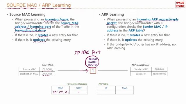 Source MAC / ARP Learning смотреть онлайн