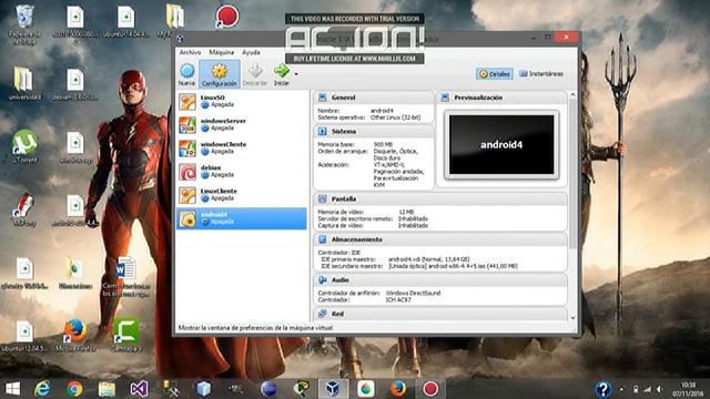 Instalación de Android 4.4 en VirtualBox смотреть онлайн