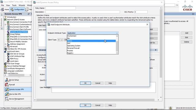 045-Dynamic Access Policies Part 1, cisco firewall (ASA) смотреть онлайн