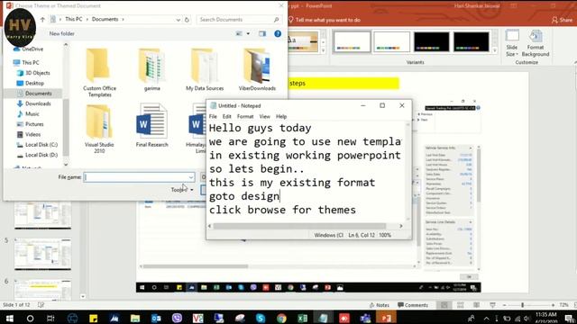 PowerPoint 2019: How to Import a New Master Template or Theme Into Your Presentation смотреть онлайн