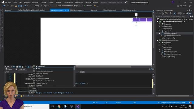 Visual Studio 2019 C# Material Design and TabControls by Evelyn Matthei смотреть онлайн