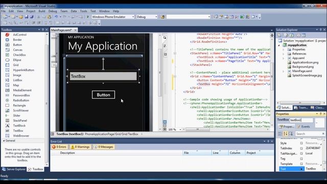 Windows Phone 7 Development - Tutorial 1 - New App смотреть онлайн