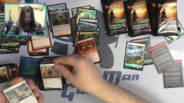Zendikar Rising Set Booster Box Opening - Triple Rare Packs?!? смотреть онлайн