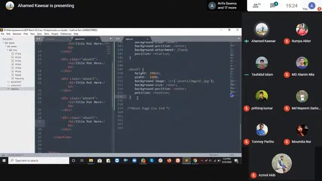 CSS3 Live Class 18(Part1)\\ Rangpur Web Batch 02\\ Let's come Esho Shiki смотреть онлайн