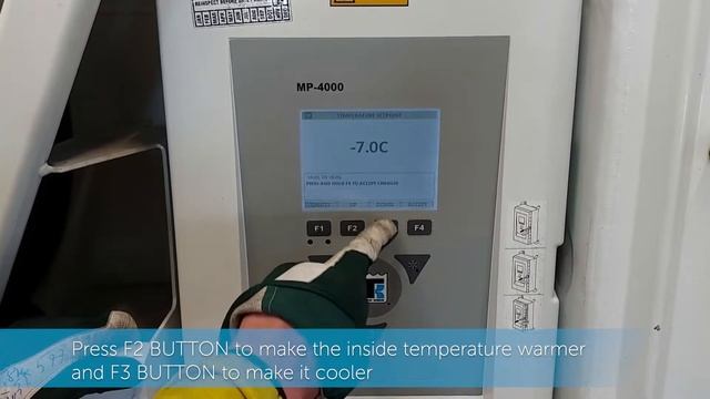 How to Change Temperature Thermo King MP4000 reefer container смотреть онлайн