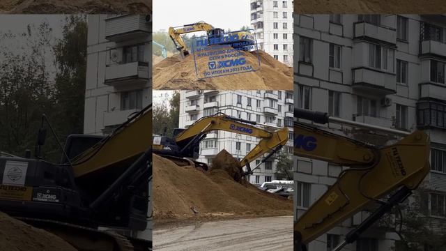 Гусеничный экскаватор XCMG XE335C в работе #гцтехно #excavator #xcmg смотреть онлайн