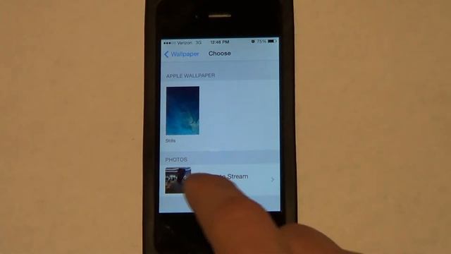 Wallpaper - How to change wallpaper with iPhone IOS 7 смотреть онлайн