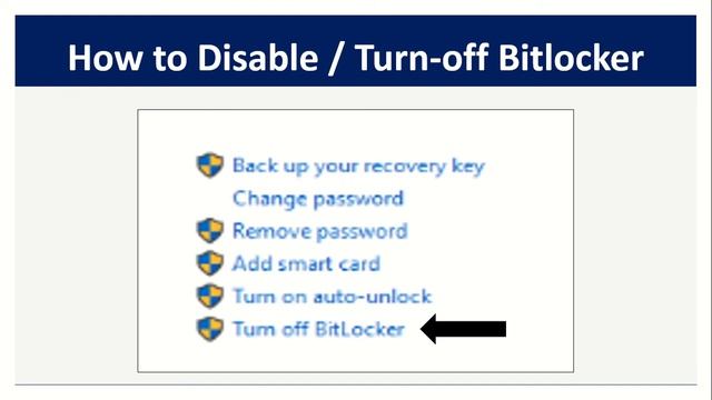 How to Disable Bitlocker Drive Encryption | Turn off Bitlocker Drive Encryption in MS Windows смотреть онлайн