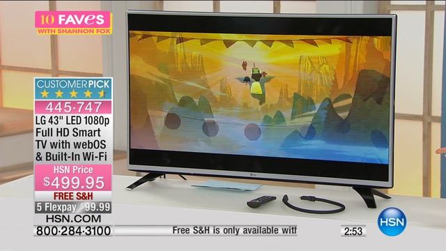 LG 43" LED 1080p Full HD Smart TV with webOS смотреть онлайн